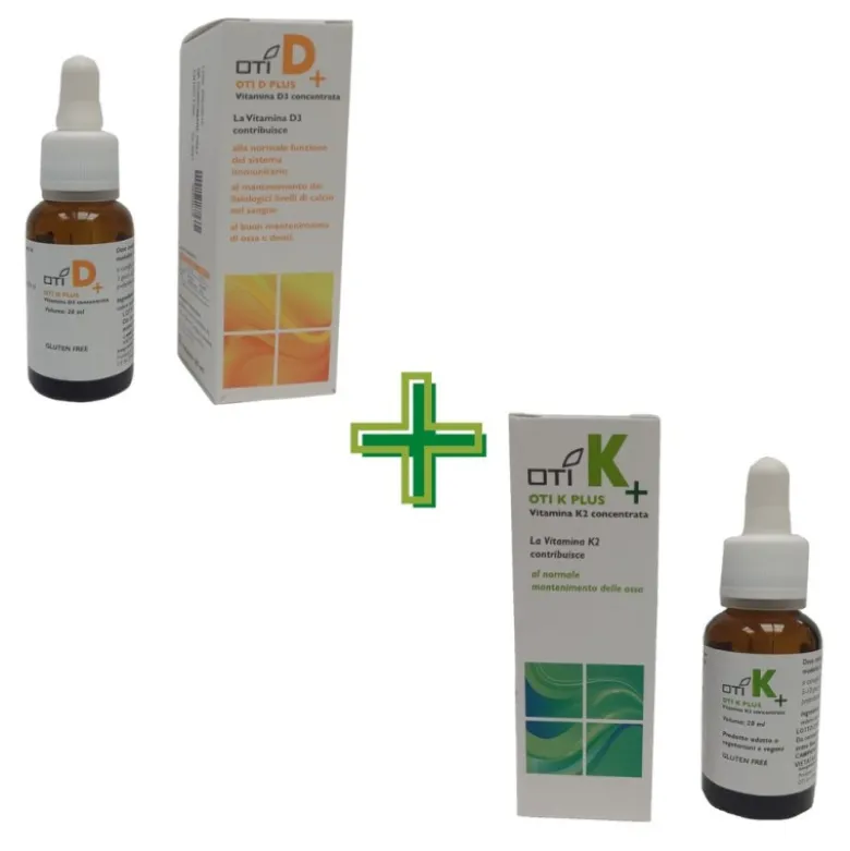 OTI D Plus + OTI K Plus Pacchetto Convenienza per Ossa Forti 2x20ml