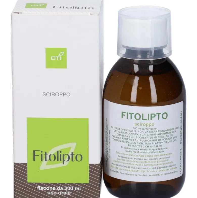 OTI Fitolipto Sciroppo Omeopatico per la Tosse 200ml
