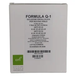 Oti Formula Q1 Composto Omeopatico per Influenza 6 Fiale da 2ml
