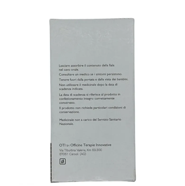 OTI Gamma Bio PL Rimedio Omeopatico 20 Fiale Soluzione Fisiologica