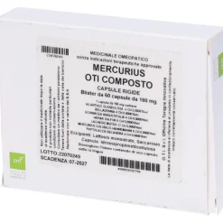 Oti Mercurius Composto Rimedio Omeopatico 60 Capsule