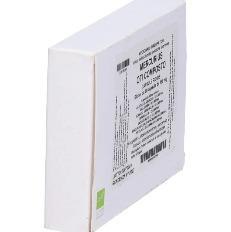 Oti Mercurius Composto Rimedio Omeopatico 60 Capsule