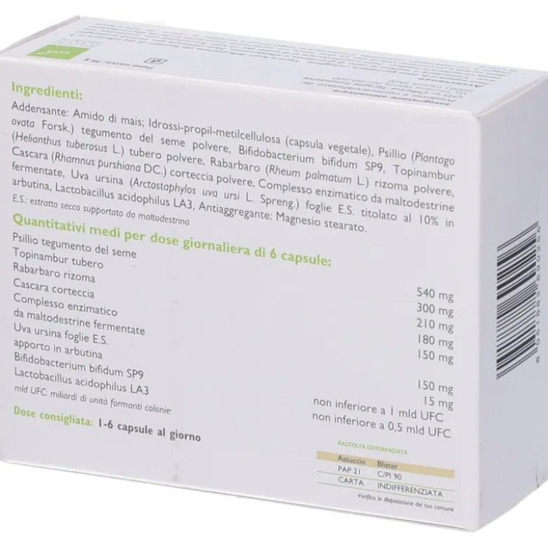 OTI Neolax Integratore per il Transito Intestinale 60 Capsule