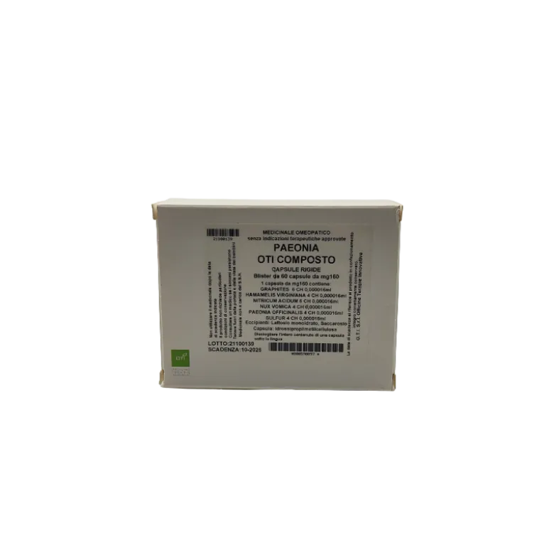OTI Paeonia Composto Rimedio Omeopatico 60 Capsule