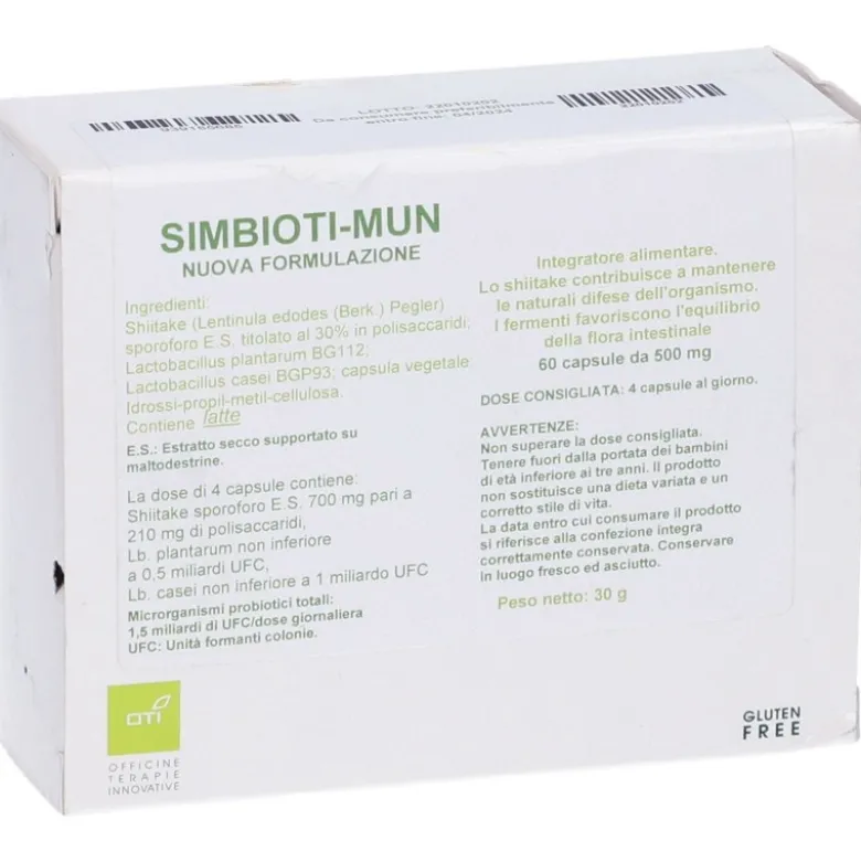 OTI Simbioti Mun Integratore per Difese Immunitarie 60 Capsule