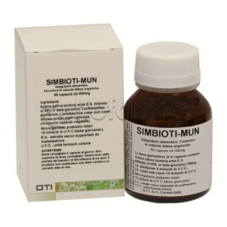 OTI Simbioti Mun Integratore per Difese Immunitarie 60 Capsule