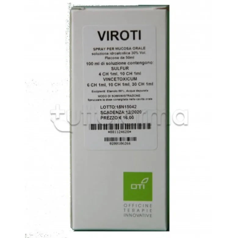 OTI Viroti Spray Orale Omeopatico 30ml