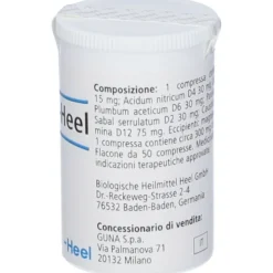 Pareira Heel Guna 50 Compresse Medicinale Omeopatico