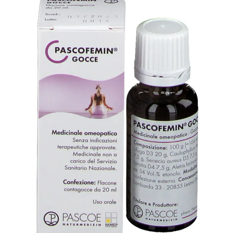 Pascoe Pascofemin Medicinale Omeopatico Gocce 20ml