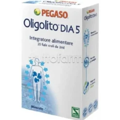 Pegaso Oligolito Dia5 Integratore con Oligoelementi 20 Fiale