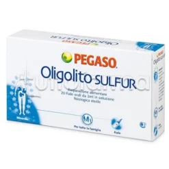 Pegaso Oligolito Sulfur Integratore con Oligoelementi 20 Fiale