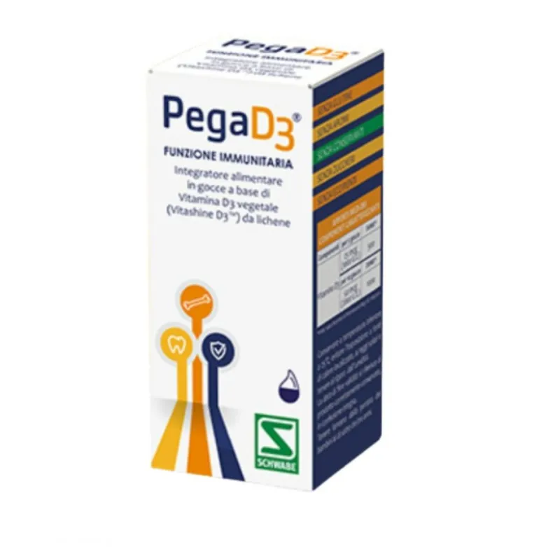Pegaso Pega D3 Gocce Integratore con Vitamina D3 20ml