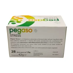 Pegaso Stress Integratore per Stanchezza e Flora Intestinale 28 Stick