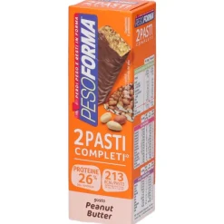Pesoforma Barrette 2 Pasti Completi Gusto Peanut Butter 2 Pezzi