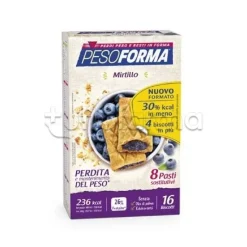 Pesoforma Biscotti al Mirtillo Sostituti Pasto 16 Biscotti per 8 Pasti