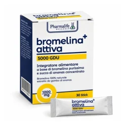 Pharmalife Bromelina+ Attiva 5000 GDU 30 Stick Orosolubili