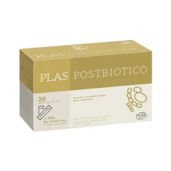 Plas Postbiotico Integratore per Equilibrio Intestinale 20 Stick Pack da 10ml