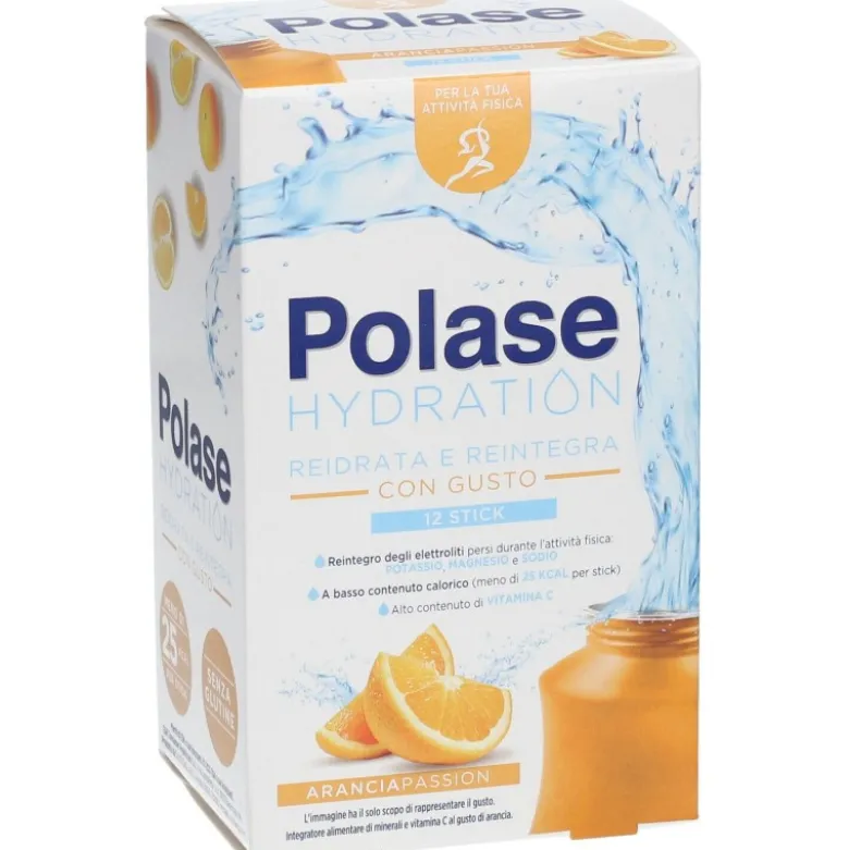 Polase Hydration Arancia Integratore per Stanchezza 12 Bustine