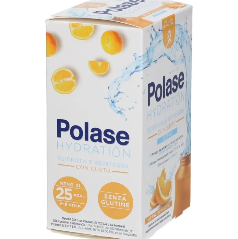 Polase Hydration Arancia Integratore per Stanchezza 12 Bustine