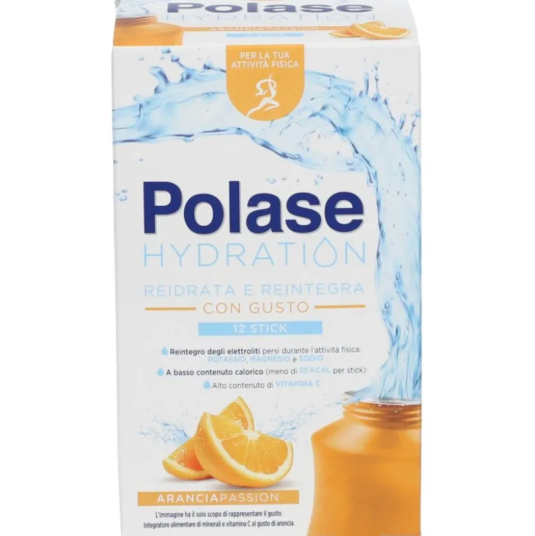 Polase Hydration Arancia Integratore per Stanchezza 12 Bustine