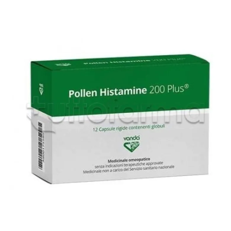Pollen Histamine 200 plus Medicinale Omeopatico 12 capsule