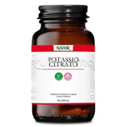 Potassio citrato per Benessere Muscolare e Pressione 90 Capsule Vegetali