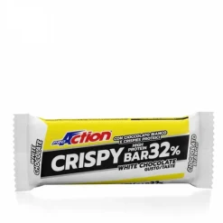 Proaction Crispy Bar White Chocolate snack proteico croccante 1 barretta da 50 g