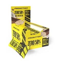 Proaction Fit Zero Bar 50% Cocco barrette proteiche senza glutine 20x60g