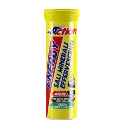 Proaction Sali Minerali Effervescenti Limone per Reintegro Sali e Vitamine 10 Compresse Effervescenti