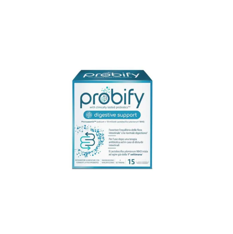 Probify Digestive Support Integratore per Digestione 15 Capsule