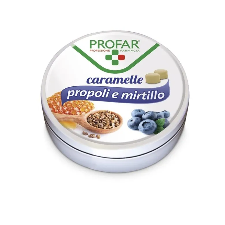 Profar Caramelle Propoli e Mirtillo Pastiglie 40 g