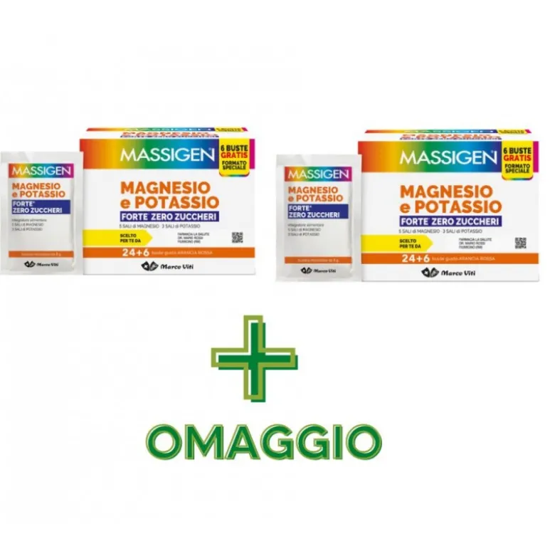 PROMO Marco Viti Magnesio Potassio Forte Zero Zuccheri Integratore Ricostituente 30 Bustine + CONFEZIONE OMAGGIO