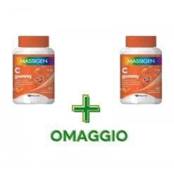 PROMO Marco Viti Massigen Vitamina C Gummmy Integratore Vitamina C 60 Caramelle + CONFEZIONE OMAGGIO