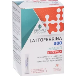 PromoPharma Lattoferrina 200 Immuno Difese Immunitarie 30 Stick da 1 g