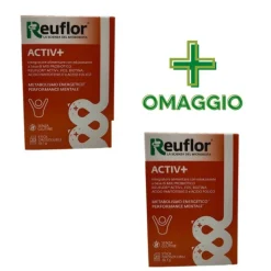 PROMO Reuflor Activ+ Integratore per Benessere Mentale dai 50 anni 20 Stick + CONFEZIONE OMAGGIO