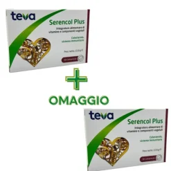 PROMO Teva Serencol Plus Integratore per Colesterolo e Sistema Immunitario 30 Compresse + Confezione Omaggio