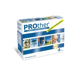 Prother 10 Integratore Iperproteico ad Alto Valore Biologico 10 Bustine