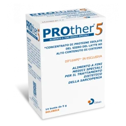 Prother 5 per Deficit Proteico e Glutatione 14 Bustine