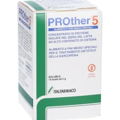 Prother 5 per Deficit Proteico e Glutatione 14 Bustine