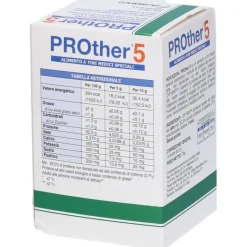 Prother 5 per Deficit Proteico e Glutatione 14 Bustine
