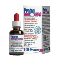 Proton DK 150 Gocce Integratore Vitamina D3 e K1 25ml