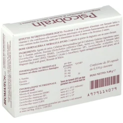 Psicobrain Bromatech Fermenti Lattici e Vitamina C per Stress 30 Capsule
