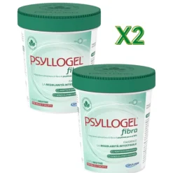 Psyllogel Fibra Integratore Regolarità Intestinale Gusto Arancia 170g - 2 Confezioni