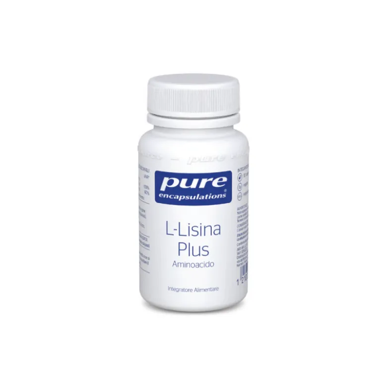 Pure Encapsulation L-Lisina Plus Aminoacido Integratore per Sistema Immunitario 30 Capsule