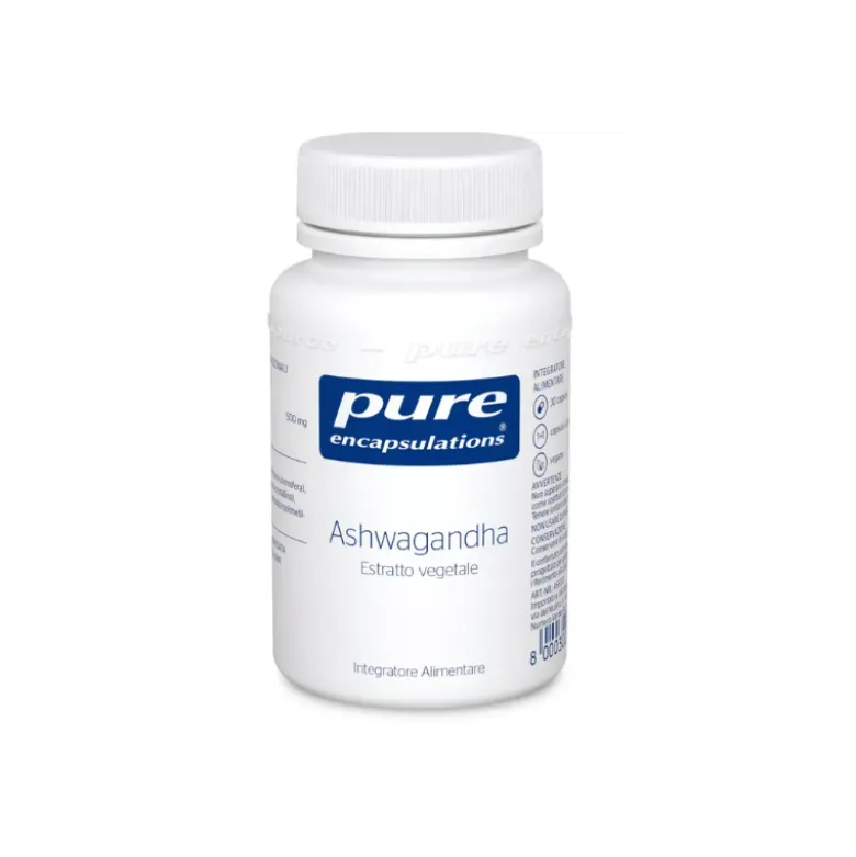 Pure Encapsulations Ashwagandha Integratore Ricostituente 30 Capsule