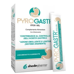 Pyrogastr 20 Stick Gel per Benessere Stomaco e Digestione 20 Stick da 15ml