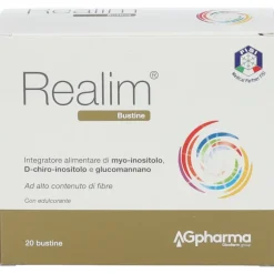 Realim Integratore glucomannano colesterolo e controllo del peso 20 bustine