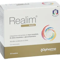 Realim Integratore glucomannano colesterolo e controllo del peso 20 bustine