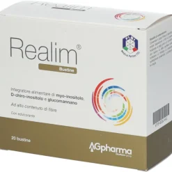 Realim Integratore glucomannano colesterolo e controllo del peso 20 bustine