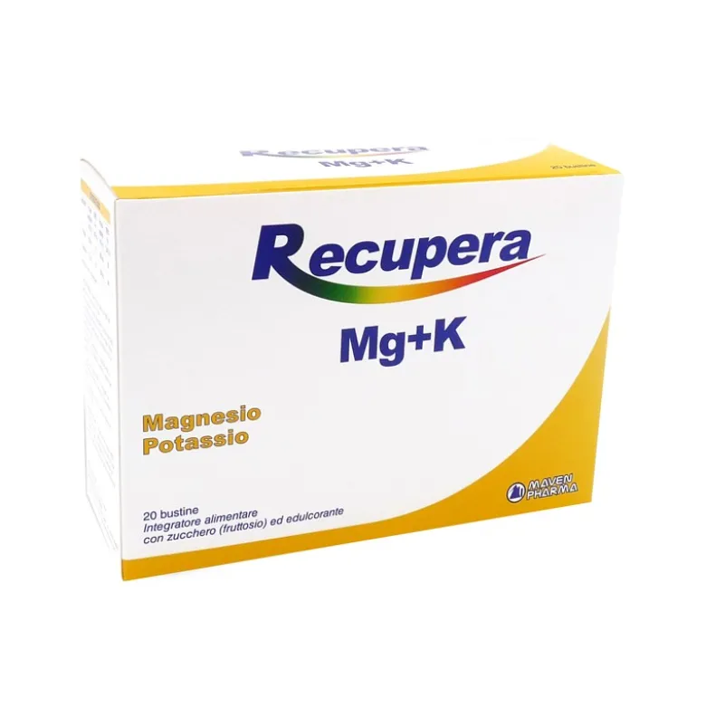 Recupera Mg+K Magnesio e Potassio - 20 Bustine